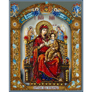 Набор для вышивания хрустальными бусинами Образа в каменьях "Икона Божией Матери "Всецарица"