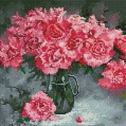 Набор для выкладывания мозаики Белоснежка "Розовые пионы"
