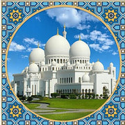 Набор для выкладывания мозаики Алмазная живопись "Мечеть Шейха Зайда"