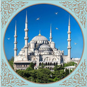 Набор для выкладывания мозаики Алмазная живопись "Голубая мечеть в Стамбуле"