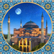 Набор для выкладывания мозаики Алмазная живопись "Мечеть Айя София"