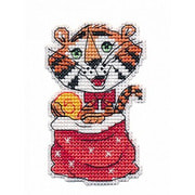 Набор для вышивания крестом Овен "Денежный тигр. Магнит"