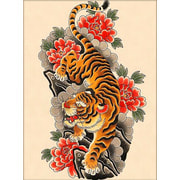 Набор для выкладывания мозаики Алмазная живопись "Тигр на пергаменте"