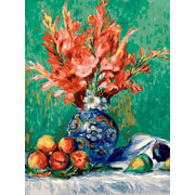 Набор для раскрашивания Белоснежка "Натюрморт с цветами и фруктами"