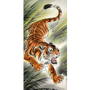 Набор для выкладывания мозаики Алмазная живопись "Тигр в траве"