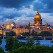 Набор для выкладывания мозаики Алмазная живопись "Панорама Санкт-Петербурга"