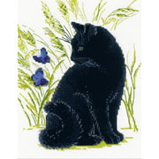 Набор для вышивания крестом Риолис "Черный кот"