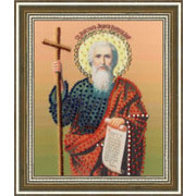 Набор для вышивания бисером Золотое Руно "Икона Святого Апостола Андрея Первозванного"