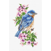 Набор для вышивания крестом Luca-S "Синяя птица на ветке"