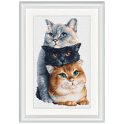 Набор для вышивания крестом Dutch Stitch Brothers "Три кота"