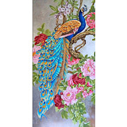 Набор для выкладывания мозаики Алмазная живопись "Прекрасный павлин"