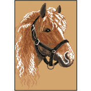 Канва с нанесенным рисунком Матрёнин посад "Белая лошадь"