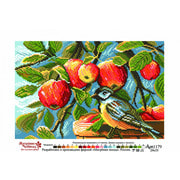 Канва с нанесенным рисунком Матрёнин посад "В яблоневом саду"