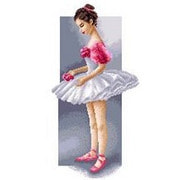 Канва с нанесенным рисунком Матрёнин посад "Маленькая балерина"