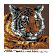 Канва с нанесенным рисунком Матрёнин посад "Сибирский тигр"