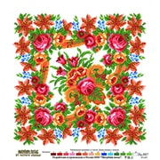 Канва с нанесенным рисунком Матрёнин посад "Цветочный рай"