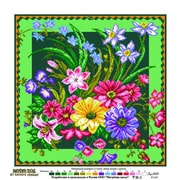 Канва с нанесенным рисунком Матрёнин посад "Луговые цветы"