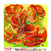Канва с нанесенным рисунком Матрёнин посад "Тигровые лилии"