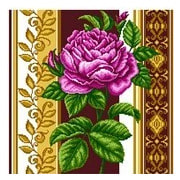 Канва с нанесенным рисунком Матрёнин посад "Розовый каприз 2"