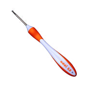 Крючок Addi Вязальный с эргономичной пластиковой ручкой addiSwing Maxi, №3, 17 см