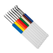 Набор Addi крючков для вязания с пластиковой ручкой addiColours