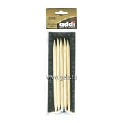 Спицы Addi Чулочные бамбуковые 9 мм / 20 см