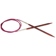 Спицы Knit Pro круговые "Cubics" 4мм/60см, дерево, коричневый