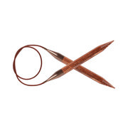 Спицы Knit Pro круговые Ginger 5 мм/80 см, дерево, коричневый