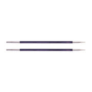 Спицы Knit Pro съемные Royale 3 мм для длины тросика 20 см, ламинированная береза, фиолетовый, 2шт