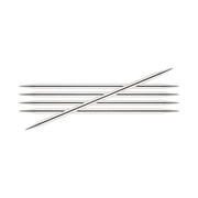 Спицы Knit Pro чулочные "Nova Metal" 3,5мм/20см, никелированная латунь, серебристый, 5шт