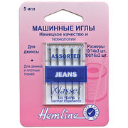 Иглы Hemline Для бытовых швейных машин джинс