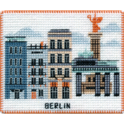 Набор для вышивания крестом Овен "Магнит. Столицы мира. Берлин"
