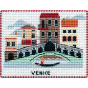 Набор для вышивания крестом Овен "Магнит. Столицы мира. Венеция"