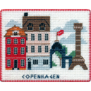 Набор для вышивания крестом Овен "Магнит. Столицы мира. Копенгаген"