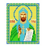 Ткань с рисунком для вышивки бисером Nitex "Святой Равноапостольный Кирилл"