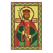 Ткань с рисунком для вышивки бисером Nitex "Святой Равноапостольный Царь Константин"